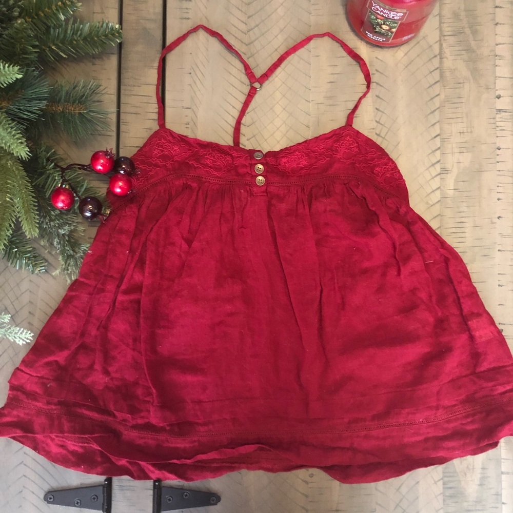Forever 21 red blouse